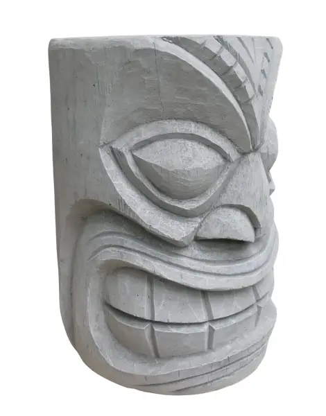 Product image 4 of the product “Kahono - Tiki - Fat Grin, 31cm H | cast stone ”